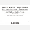 Gavens et fils SARL